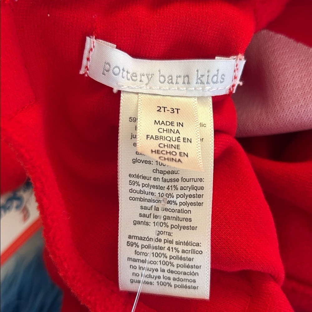 Pottery Barn Kids Dr. Seuss Thing 2 Costume Size 2T-3T Unisex New with tags! - Picture 8 of 11